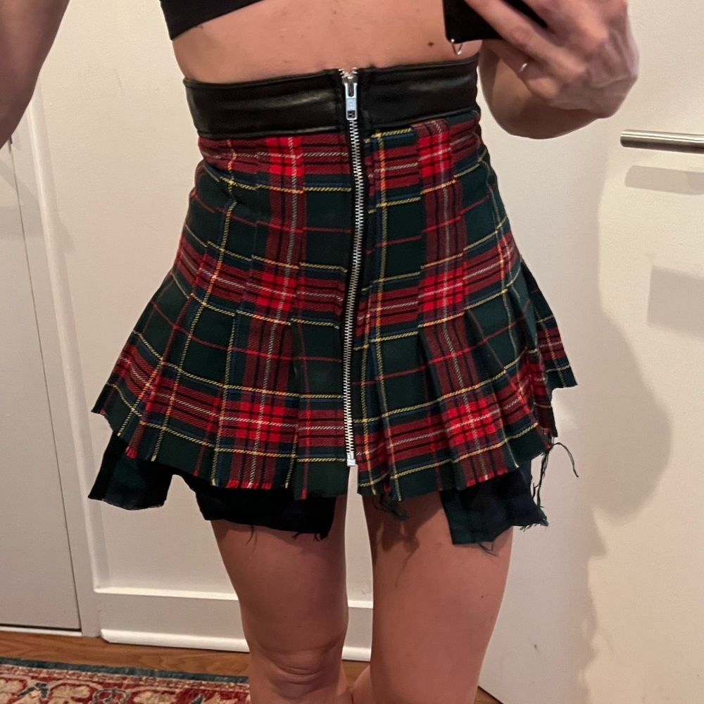 Ragged Priest LF plaid skirt xs